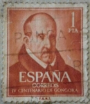 Stamps Spain -  IV centenario de gongora 1960