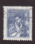 Stamps : Europe : Czechoslovakia :  Investigador