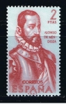 Stamps Spain -  Edifil  1458  Forjadores de América.  ( Alonso de Mendoza. ( ? - 1552 ) 