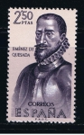 Stamps : Europe : Spain :  Edifil  1459  Forjadores de América.  ( Gonzalo Jimenez de Quesada. ( 1509 - 1579 ) "