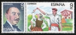 Sellos de Europa - Espa�a -  2701-2702- Maestros de la Zarzuela. Jesús Guridi  y Escena de 