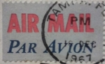 Sellos de America - Estados Unidos -  air mail par avion 2