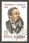 Stamps Romania -  2552 - Friedrich Engels, teólogo alemán