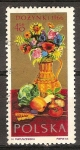 Sellos de Europa - Polonia -  Las flores y productos agrícolas.