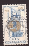 Sellos de Europa - Checoslovaquia -  Olimpiada de Helsinki