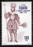 Stamps Spain -  2708- Centenarios. San Isidro Labrador ( 1082-1172 ) .