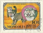 Stamps Mongolia -  OTOCOLOBUS MANUL