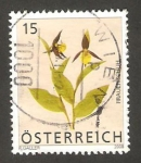 Sellos de Europa - Austria -   2524 - flor orquídea