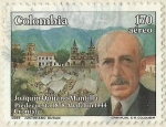 Stamps Colombia -  JOAQUIN QUIJANO MANTILLA PIE DE CUESTA 1878 - MEDELLIN 1944 CRONISTA