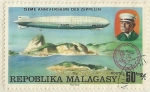 Stamps Africa - Madagascar -  75 EME ANNIVERSAIRE DES ZEPPELIN