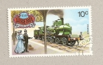 Stamps Liberia -  Locomora francesa