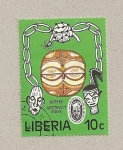 Stamps Liberia -  Festival de Arte Africano