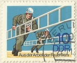 Stamps : Europe : Germany :  AUSDER ARBEITDER FEUELWEHR