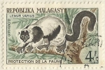 Stamps : Africa : Madagascar :  PROTECCION DE LA FAUNE