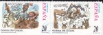 Stamps Spain -  Escenas del Quijote-HAS DE SABER AMIGO SANCHO y LOS GIGANTES    (H)