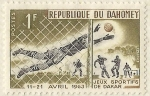 Stamps : Africa : Benin :  JEUX SPORTIFS DE DAKAR 11- 21 AVRIL 1963