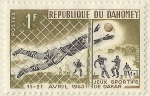 Sellos del Mundo : Africa : Benin : JEUX SPORTIFS DE DAKAR 11- 21 AVRIL 1963