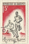 Stamps Africa - Benin -  JEUX SPORTIFS DE DAKAR 11- 21 AVRIL 1963