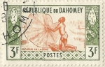 Stamps : Africa : Benin :  PECHEUR EN LAGUNE