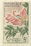 Stamps Africa - Gabon -  TULIPIER DU GABON
