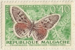 Stamps : Africa : Madagascar :  ACRAEA HOVA