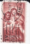 Stamps Spain -  NAVIDAD- 1959- La Sagrada Família    (H)