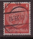 Stamps Germany -  Presidente Hindenburg