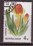 Stamps Russia -  serie- Flora de la estepa rusa