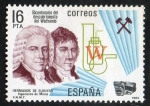 Stamps Spain -  2715- Grandes efemérides. Bicentenario de descubrimiento del wolframio por los hermanos de Elhúyar.