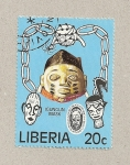 Stamps Liberia -  Festival de Arte Africano