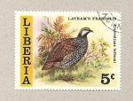 Stamps Liberia -  Ave francolinus