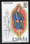 Stamps Spain -  2721- Vidrieras artísticas. Catredral de León.