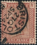 Stamps Europe - United Kingdom -  REINA VICTORIA 1880-81. Y&T Nº 68