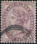 Stamps United Kingdom -  REINA VICTORIA 1881. Y&T Nº 73