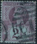 Stamps United Kingdom -  CINCUENTENARIO DEL REINADO DE VICTORIA Y PROCLAMACIÓN DEL IMPERIO DE LAS INDIAS. Y&T Nº 95