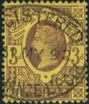 Stamps United Kingdom -  CINCUENTENARIO DEL REINADO DE VICTORIA Y PROCLAMACIÓN DEL IMPERIO DE LAS INDIAS. Y&T Nº 96