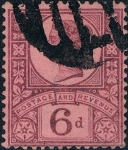 Stamps United Kingdom -  CINCUENTENARIO DEL REINADO DE VICTORIA Y PROCLAMACIÓN DEL IMPERIO DE LAS INDIAS. Y&T Nº 100