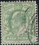 Stamps United Kingdom -  ANIV. DE LA SUBIDA AL TRONO DE EDUARDO VII. Y&T Nº 106