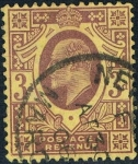 Stamps United Kingdom -  ANIV. DE LA SUBIDA AL TRONO DE EDUARDO VII. Y&T Nº 111