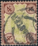 Stamps United Kingdom -  ANIV. DE LA SUBIDA AL TRONO DE EDUARDO VII. Y&T Nº 112