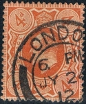 Stamps United Kingdom -  ENRIQUE VII 1909-10 Y&T Nº 122