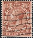 Stamps United Kingdom -  JORGE V 1924. Y&T Nº 161