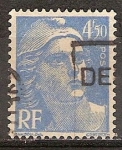 Stamps : Europe : France :  Marianne.