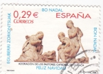 Sellos de Europa - Espa�a -  NAVIDAD- 2006- Adoración de los pastores catedral de Cuenca    (H)