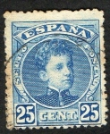 Stamps : Europe : Spain :  248- Alfonso XIII. Tipo Cadete.