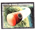 Stamps Equatorial Guinea -  Accidente espacial