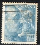 Stamps Spain -  924- General Franco.