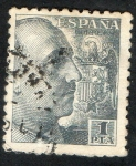 Stamps Spain -  931- General Franco.