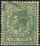 Sellos de Europa - Reino Unido -  JORGE V 1924. Y&T Nº 168