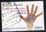 Sellos de Europa - Espa�a -  4389- Contra la violencia de género.Número 016.